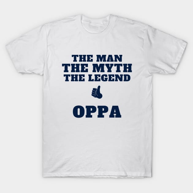 Opa The Man The Myth The Legend Shirt | Classic design T-Shirt by BalmyBell